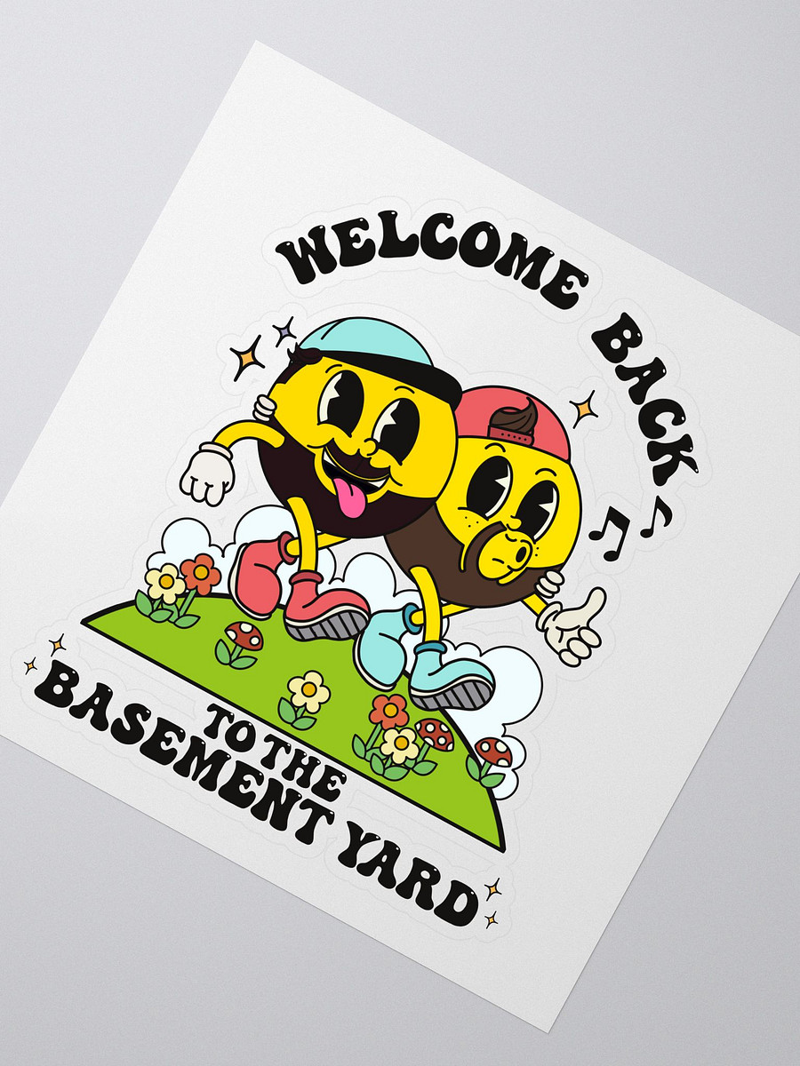 The Basement Yard Bestie Sticker Joe Santagato