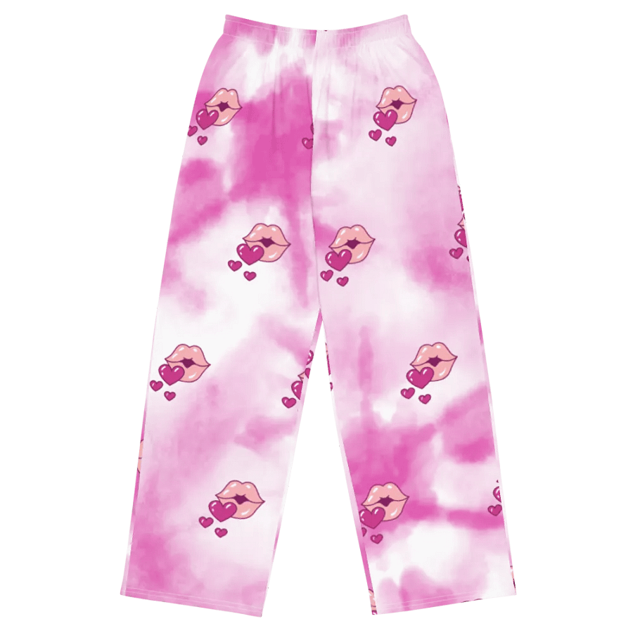 Luscious Lips Tie-Dye Wide-Leg Pants product image (1)