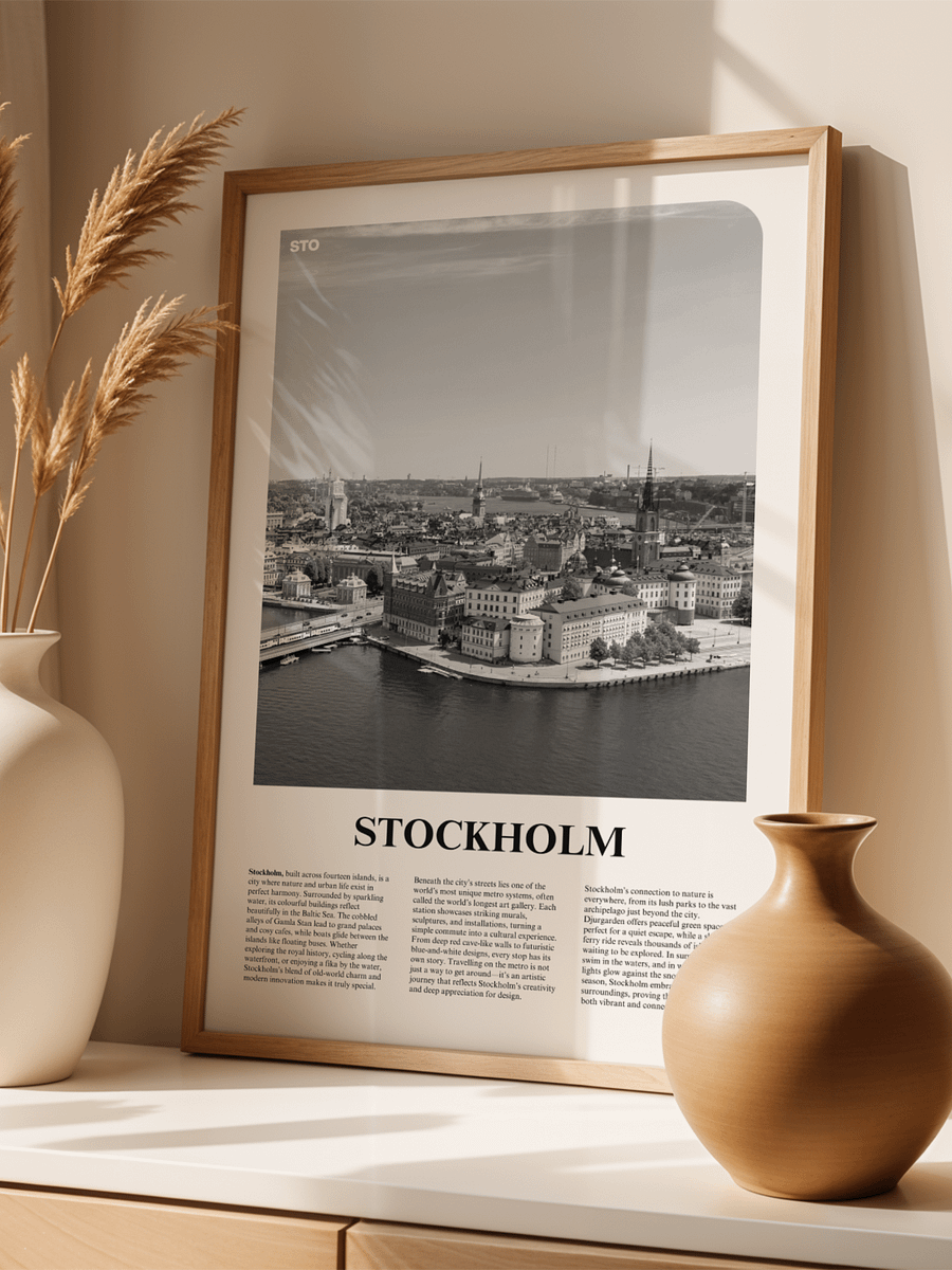 Stockholm 01 Newspaper Poster product image (5)