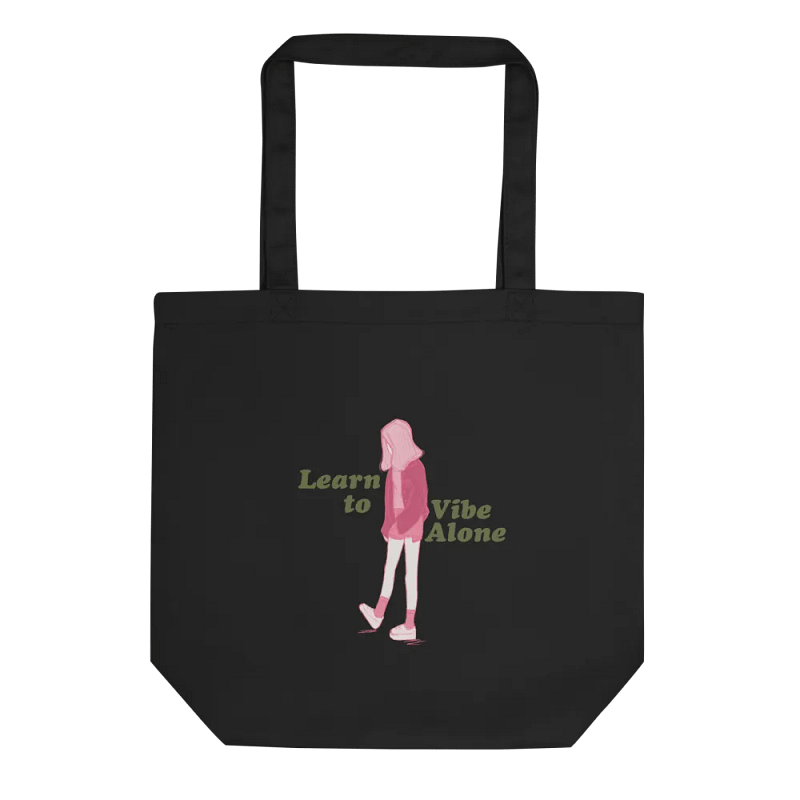 Vibing Alone Eco Tote