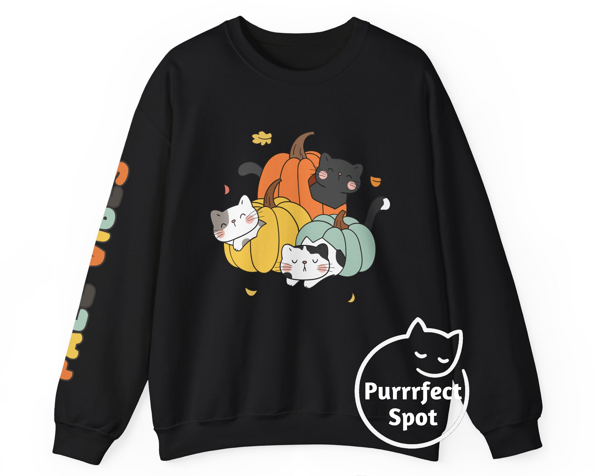 Fall Vibe Cat Crewneck product image (2)