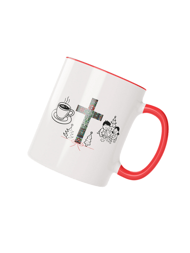 Faith, Family, & Hot Cocoa, Christian Ceramic Mug | Chrismas Gift For Believers product image (2)