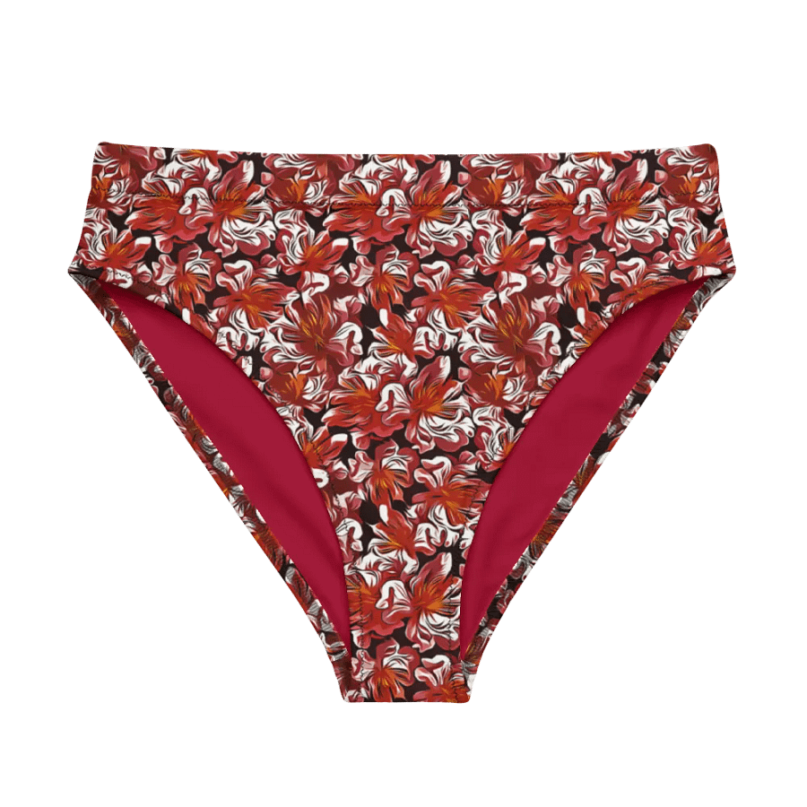 Fire Flower | Recycled High Waisted Bikini Bottom product image (5)