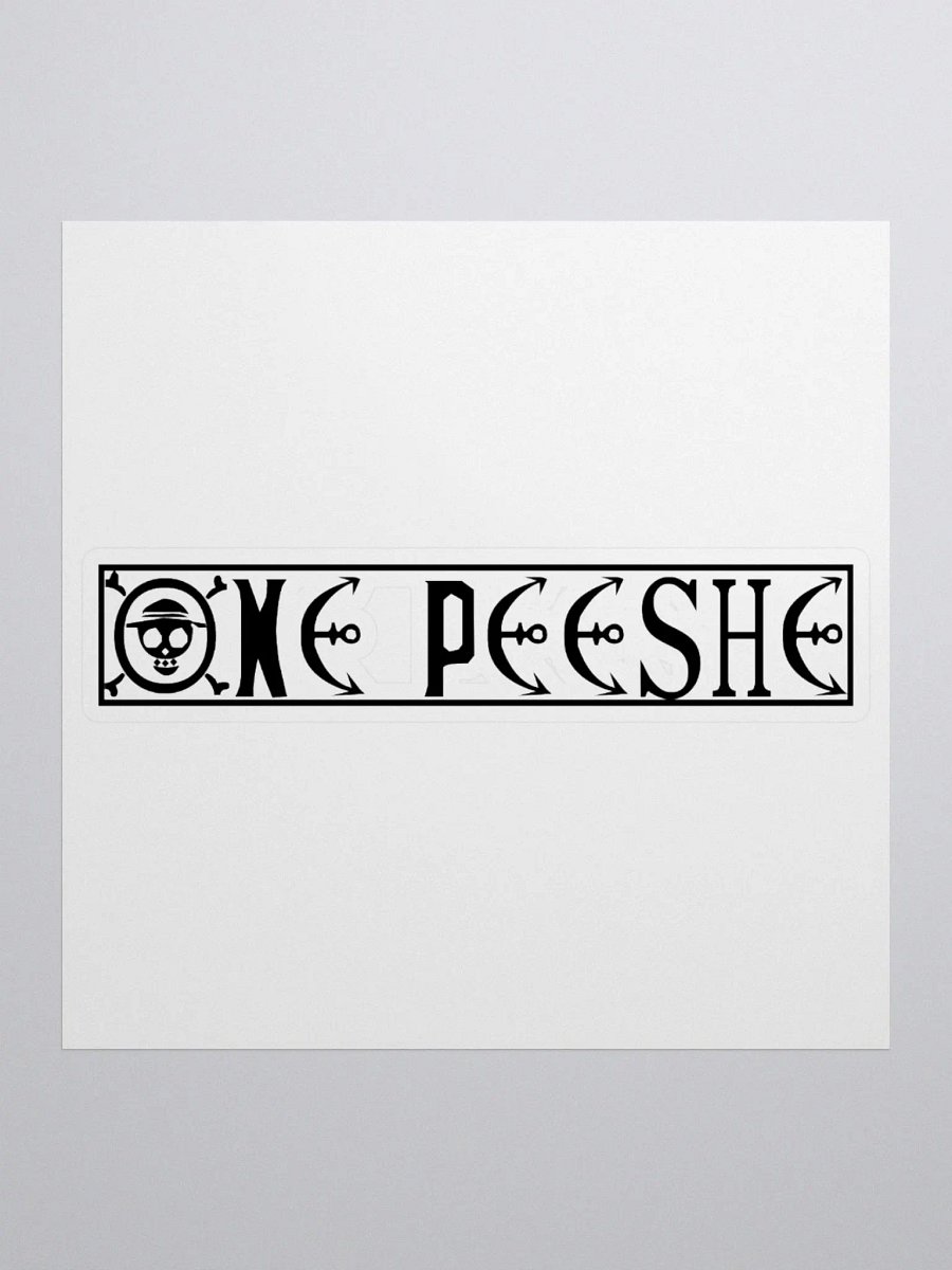 ONE PEESHE Sticker product image (1)