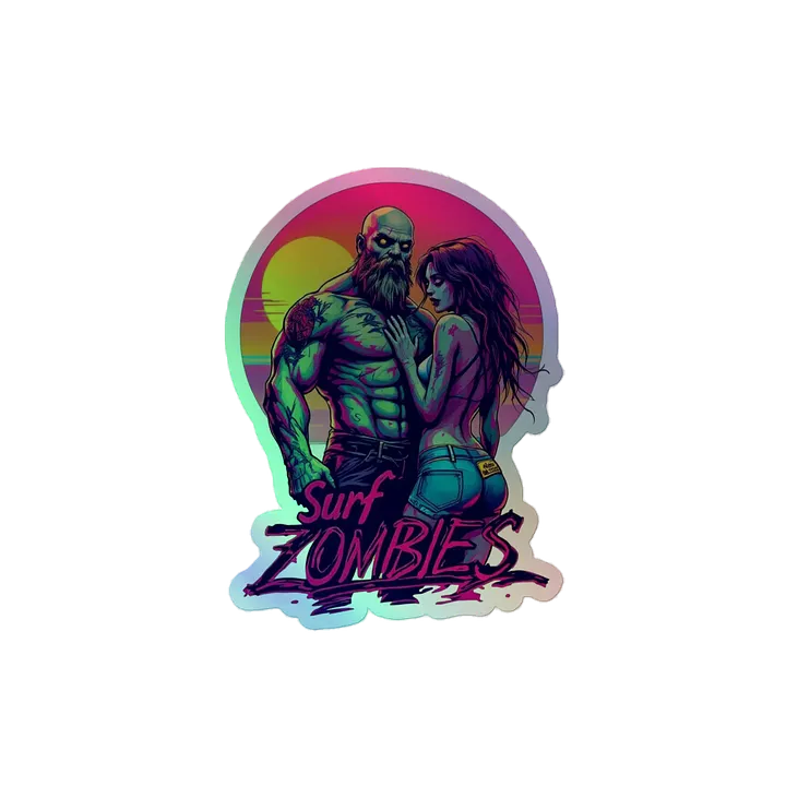 Big Kahuna holographic sticker product image (1)