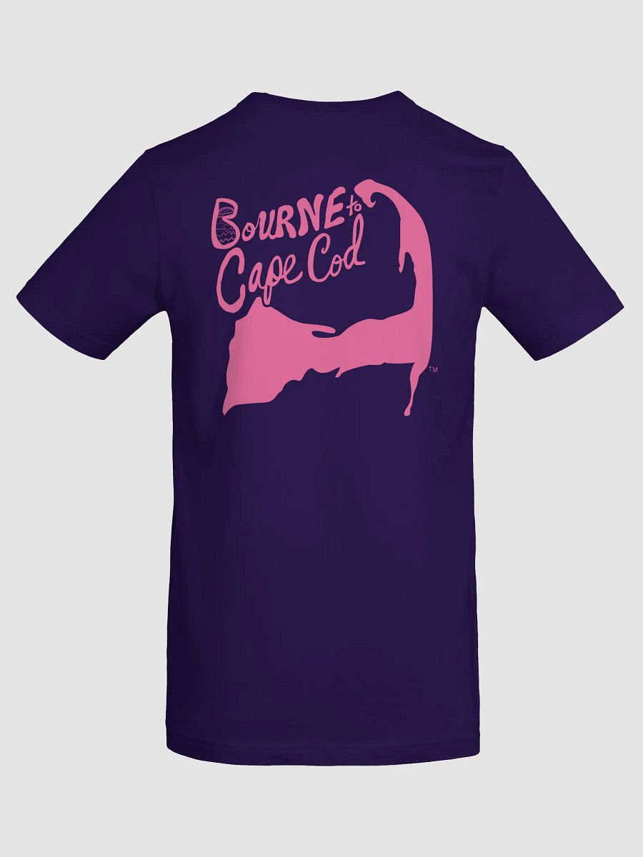 Women's | BOURNE to Cape Cod™ | Supersoft T-Shirt by Bella+Canvas | Brilliant Rose Pink Logo on Jewel Tone Colors product image (56)