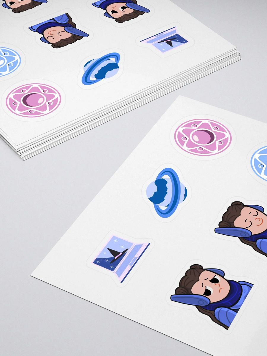 Kaza's Twitch Emotes Sticker Sheet product image (4)