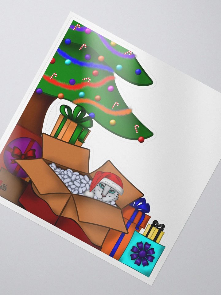Grumpy xmas sticker product image (2)