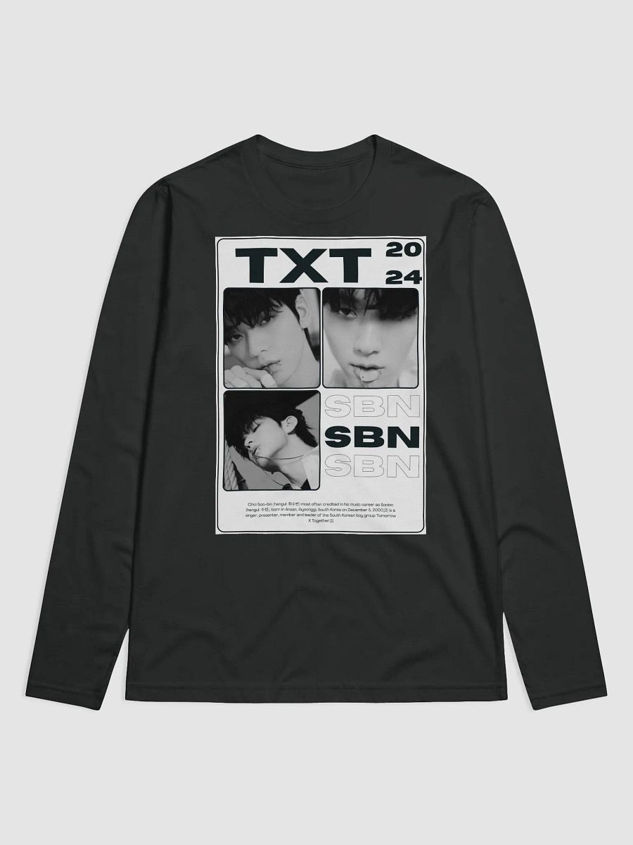 TXT Soobin Long Sleeve T- shirt product image (1)