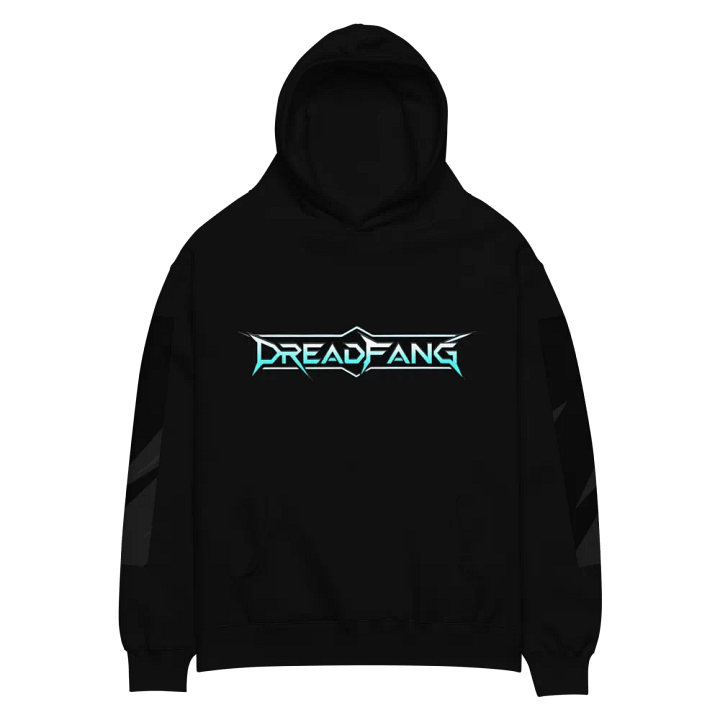 DREADFANG Black/Blue Oversized Hoodie product image (2)