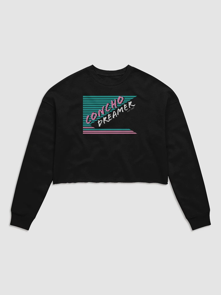 Retro ConchoDreamer Black Crop Sweater product image (1)