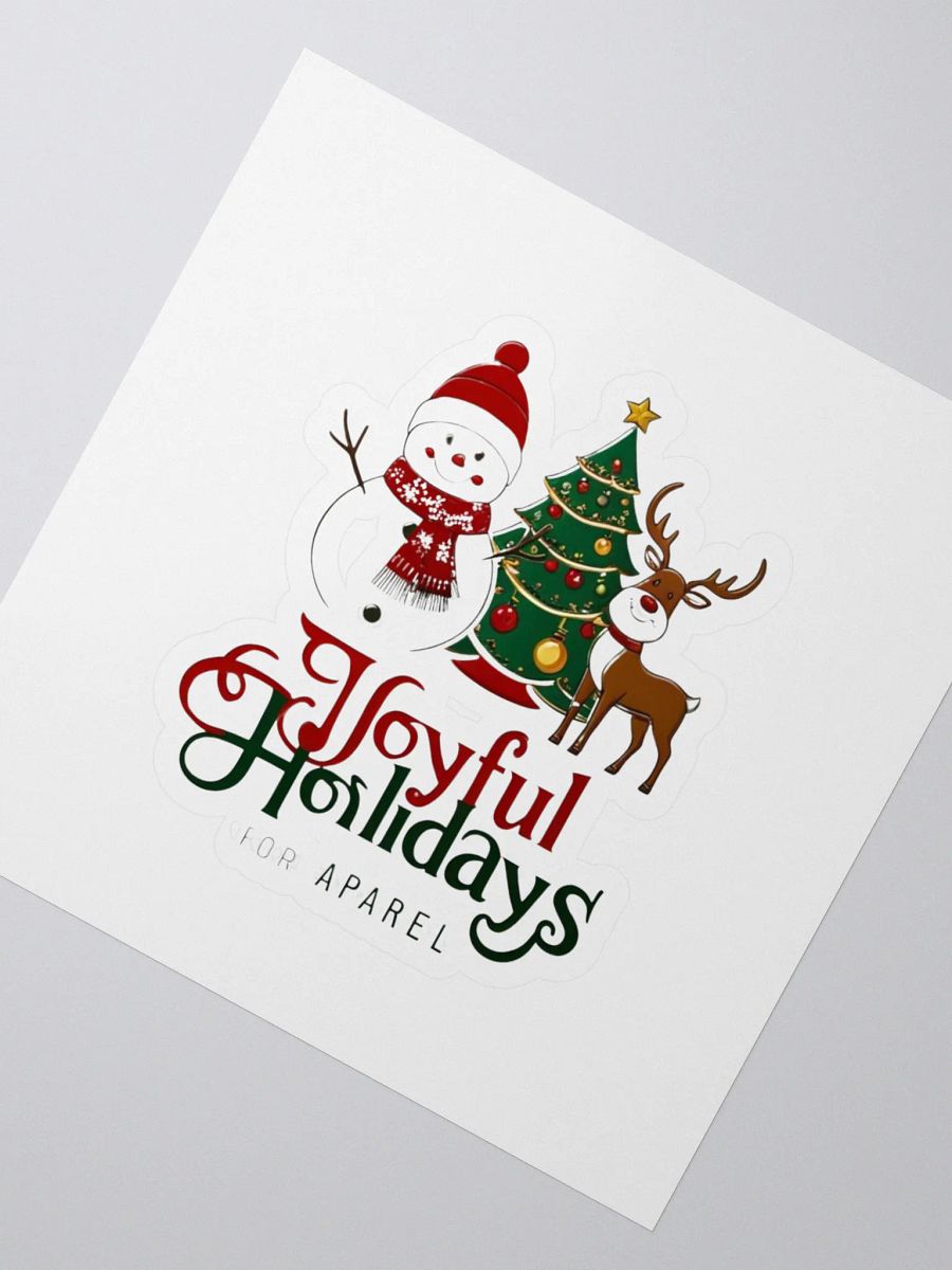 Joyful Holidays Kiss Cut Stickers product image (2)