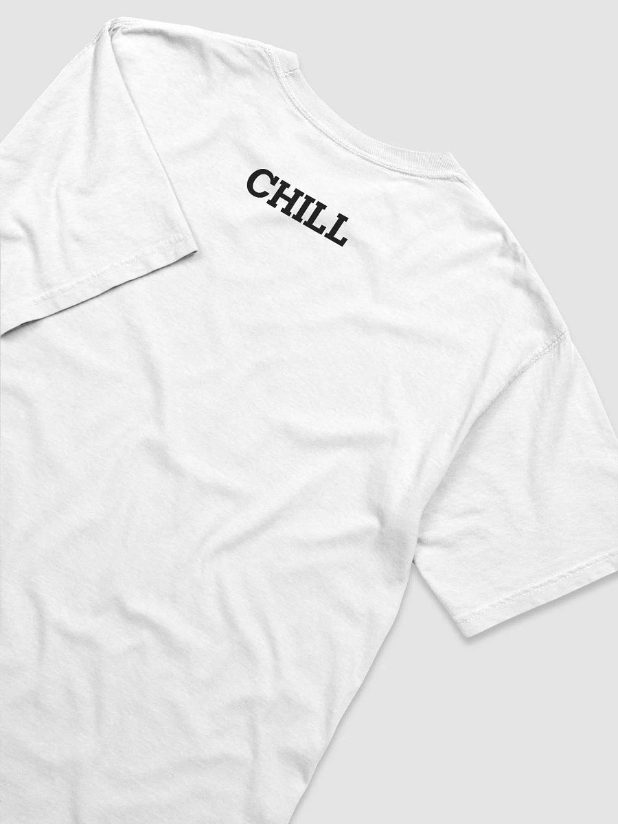 Chill Hand-Cut Lithograph Heavyweight Tee b/w product image (4)