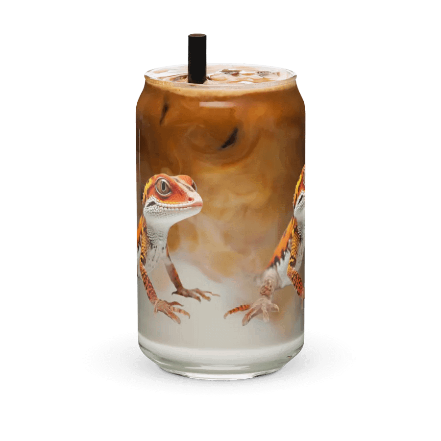 Lizard Pattern Can-Shaped Glass Set product image (41)