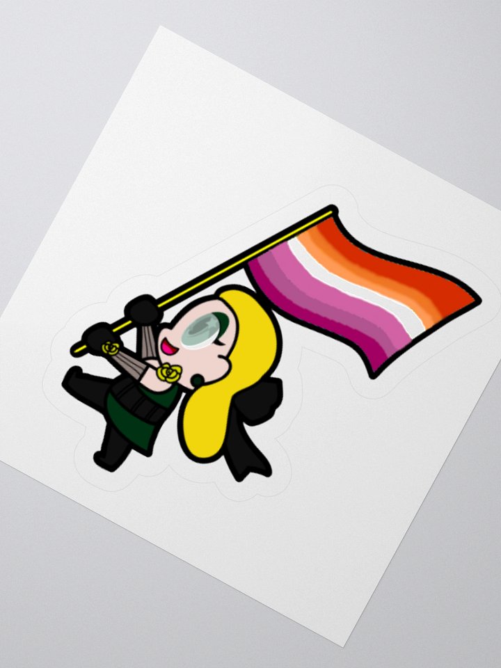 Miss Will-o-Witch Lesbian Pride 25 sticker product image (3)