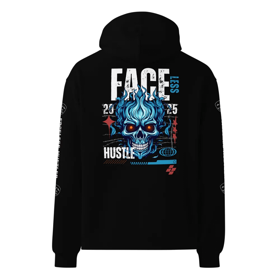 Faceless Hustler Unisex Premium Oversized Hoodie product image (3)