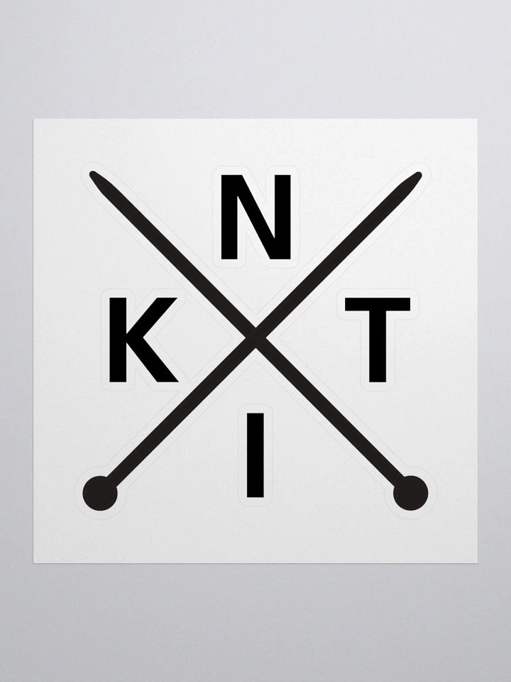 KNIT Sticker product image (1)
