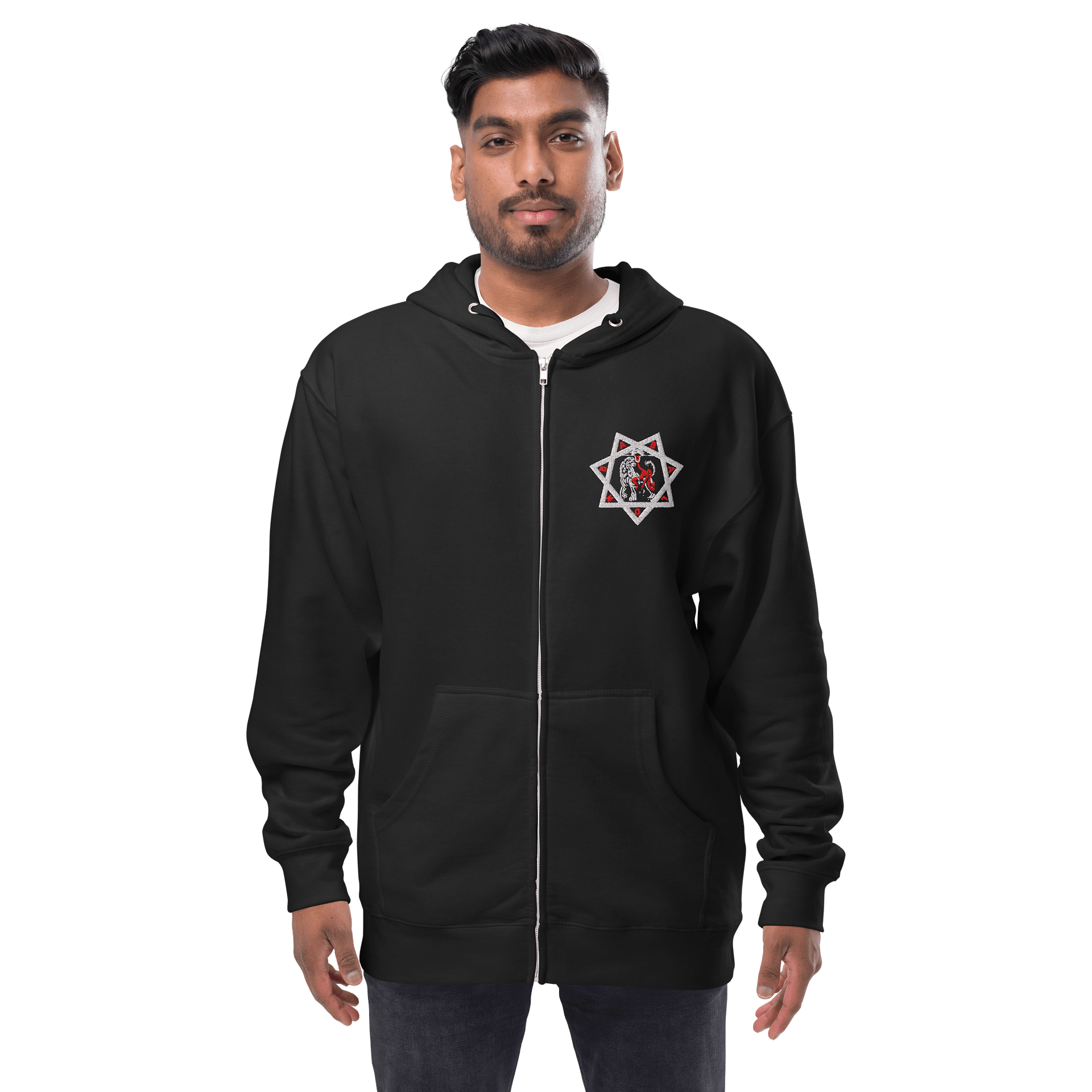 Scarlet Woman Embroidered Zip Hoodie product image (2)