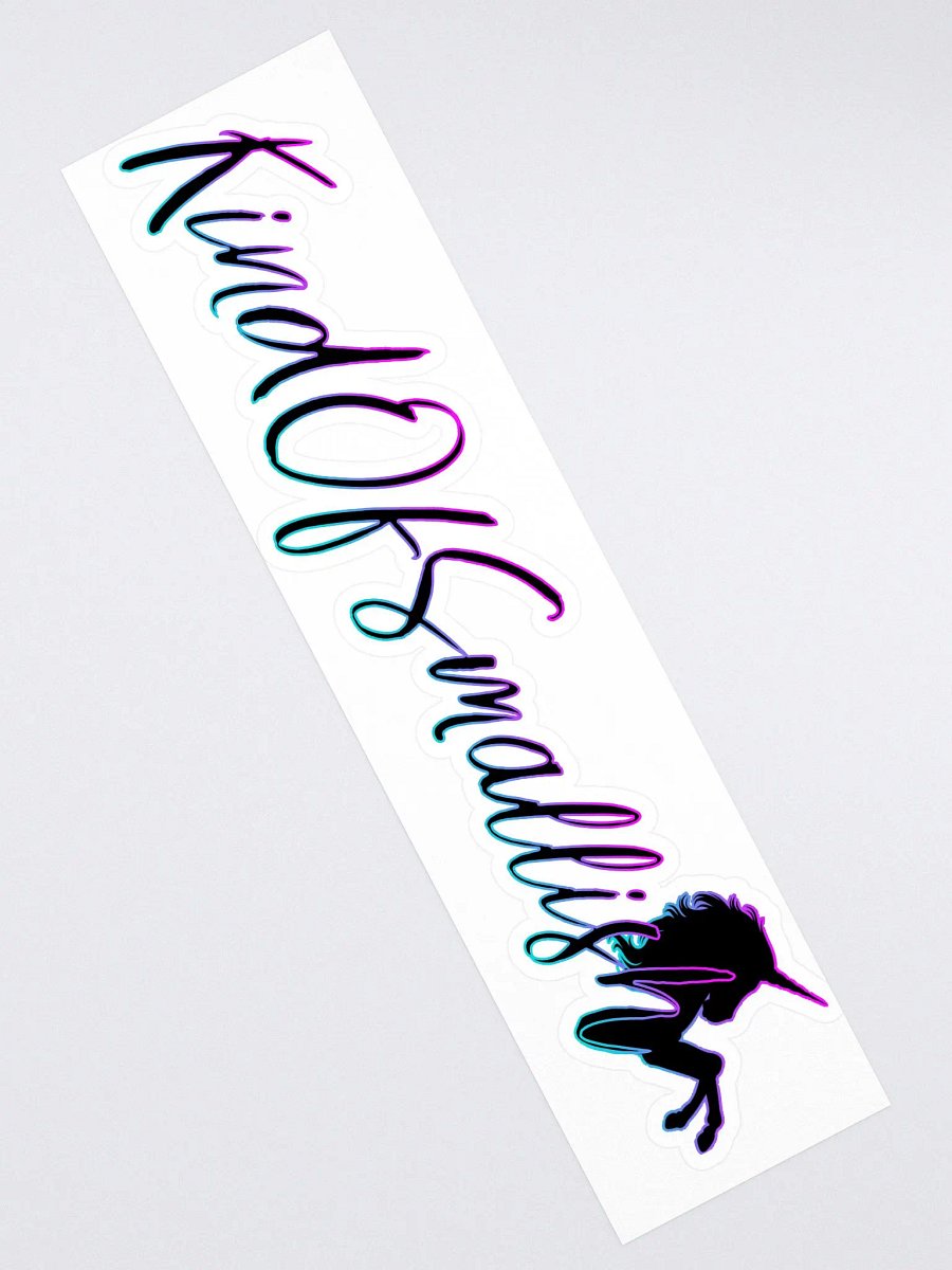 KindOfSmallish Logo Kiss Cut Stickers product image (2)