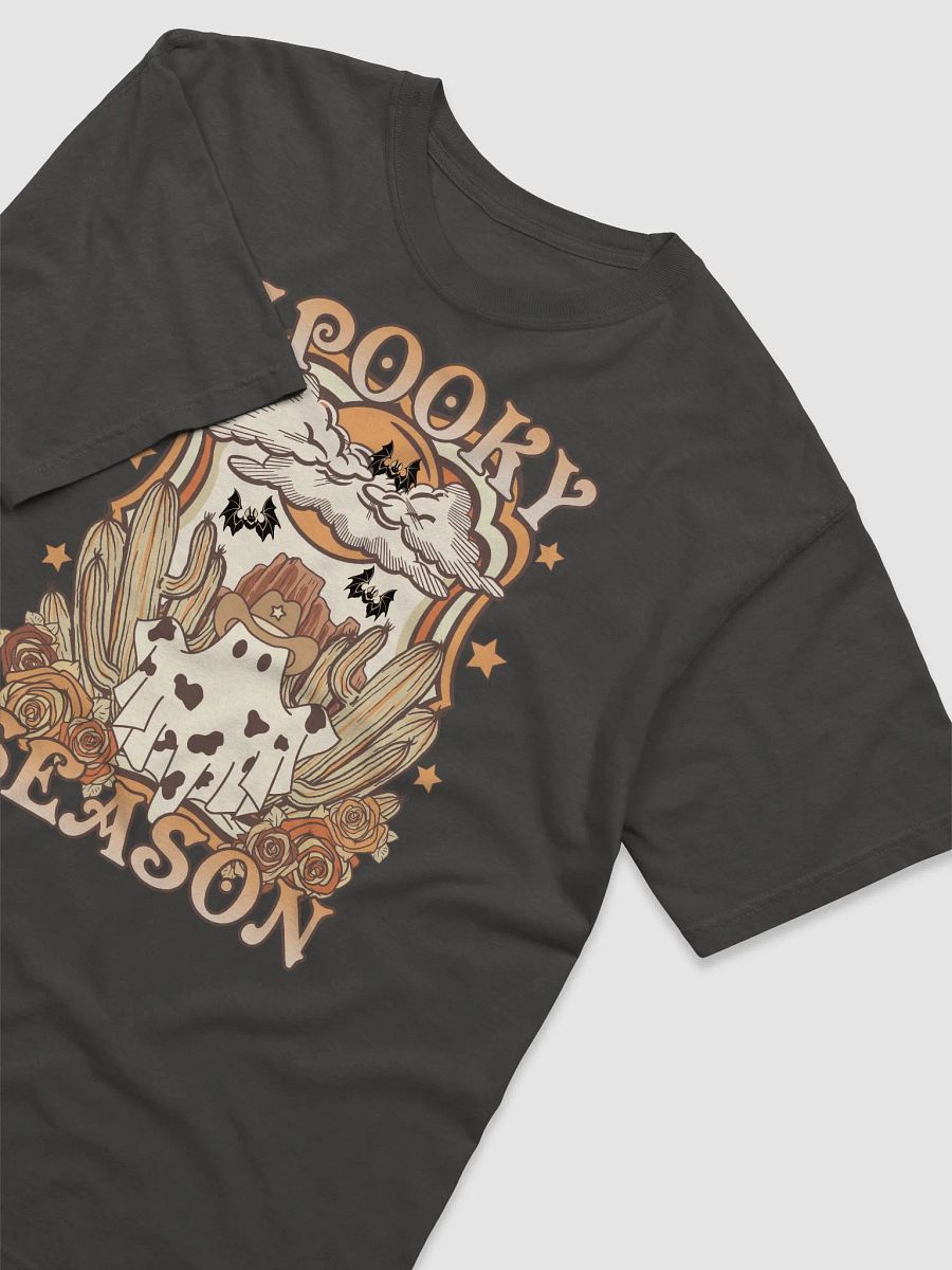 Spooky Season Cowboy Ghost T-Shirt | Funny Western-Themed Fall and Halloween T-Shirt Design product image (24)