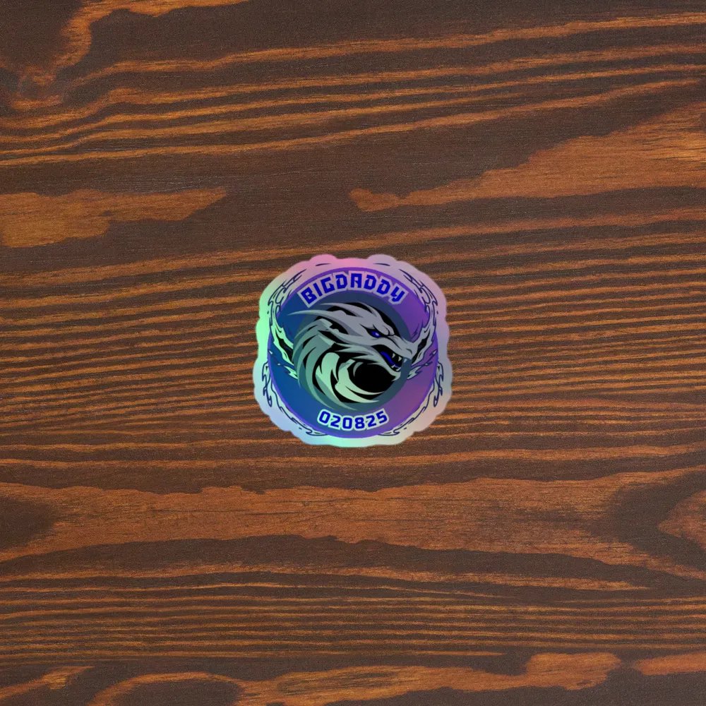 bigdaddy 2.0 holo sticker product image (5)