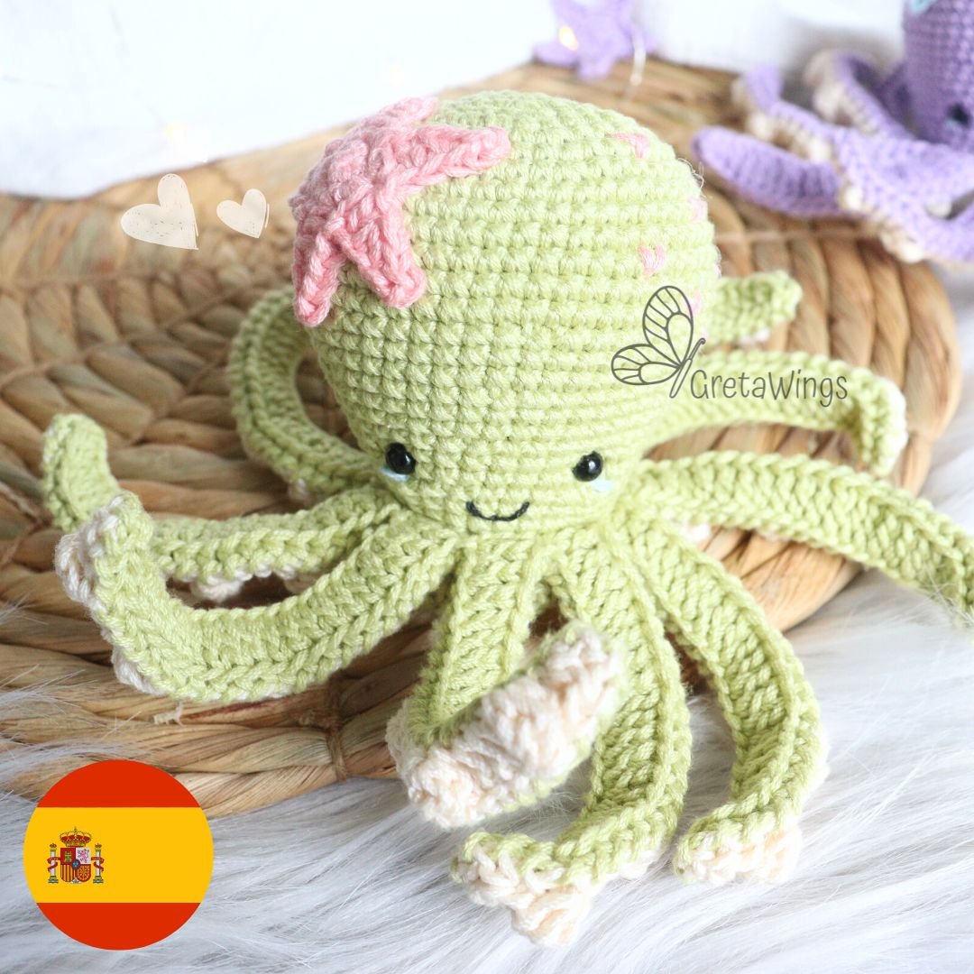 Patrón de Pulpo Amigurumi (descarga digital) product image (1)