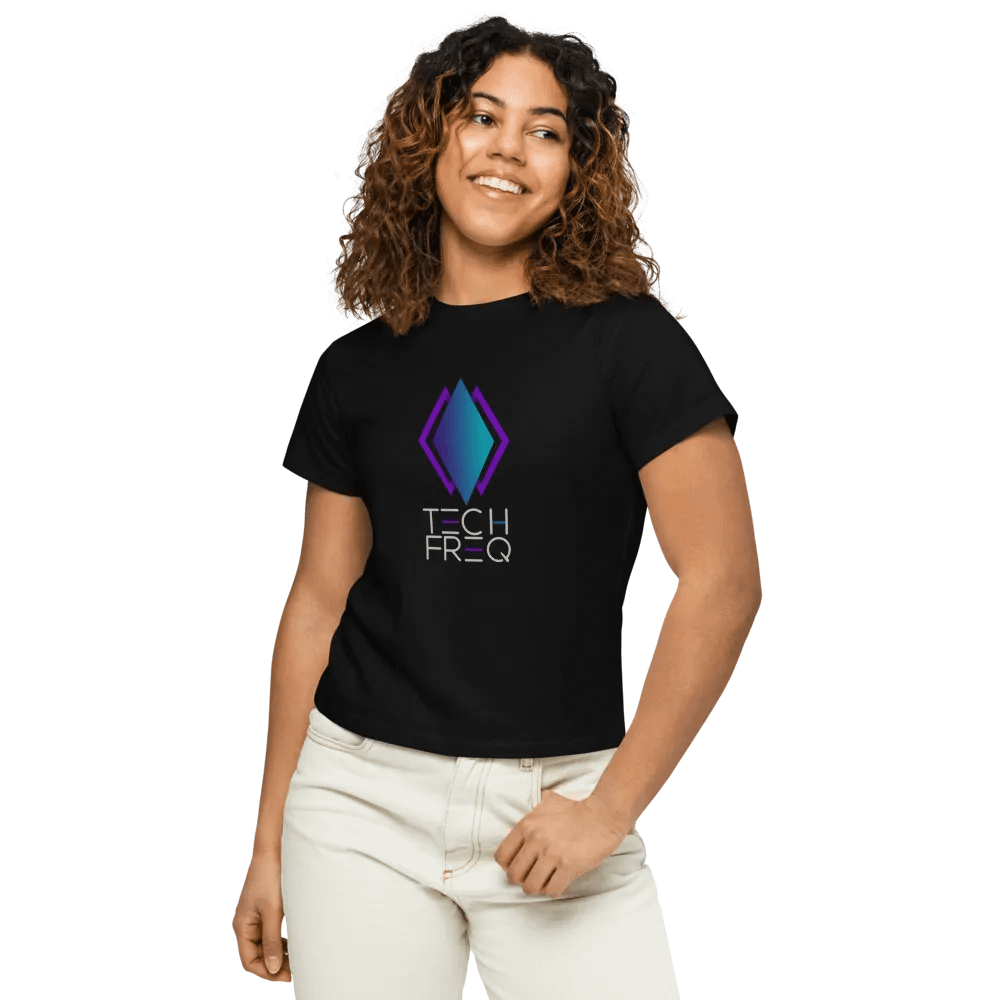 TechFreq Logo Women's High-Waisted Tee product image (5)