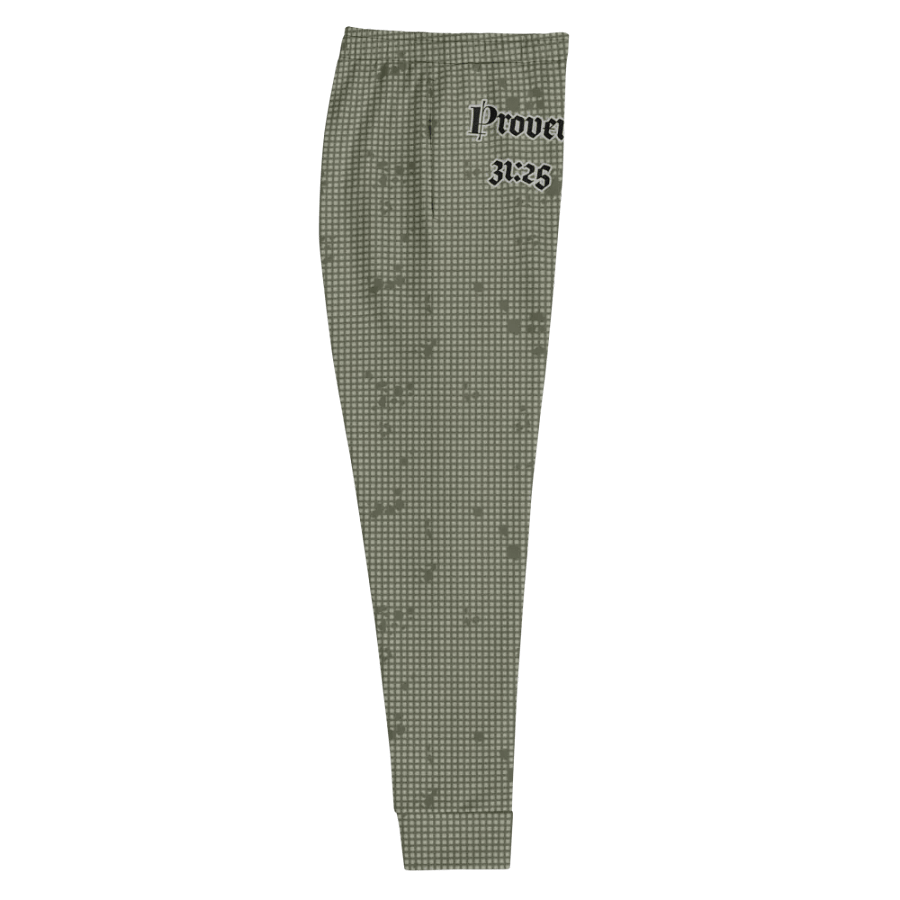 Faithful Camo: Proverb 3:25 Women's Joggers - Desert Night Camo product image (10)