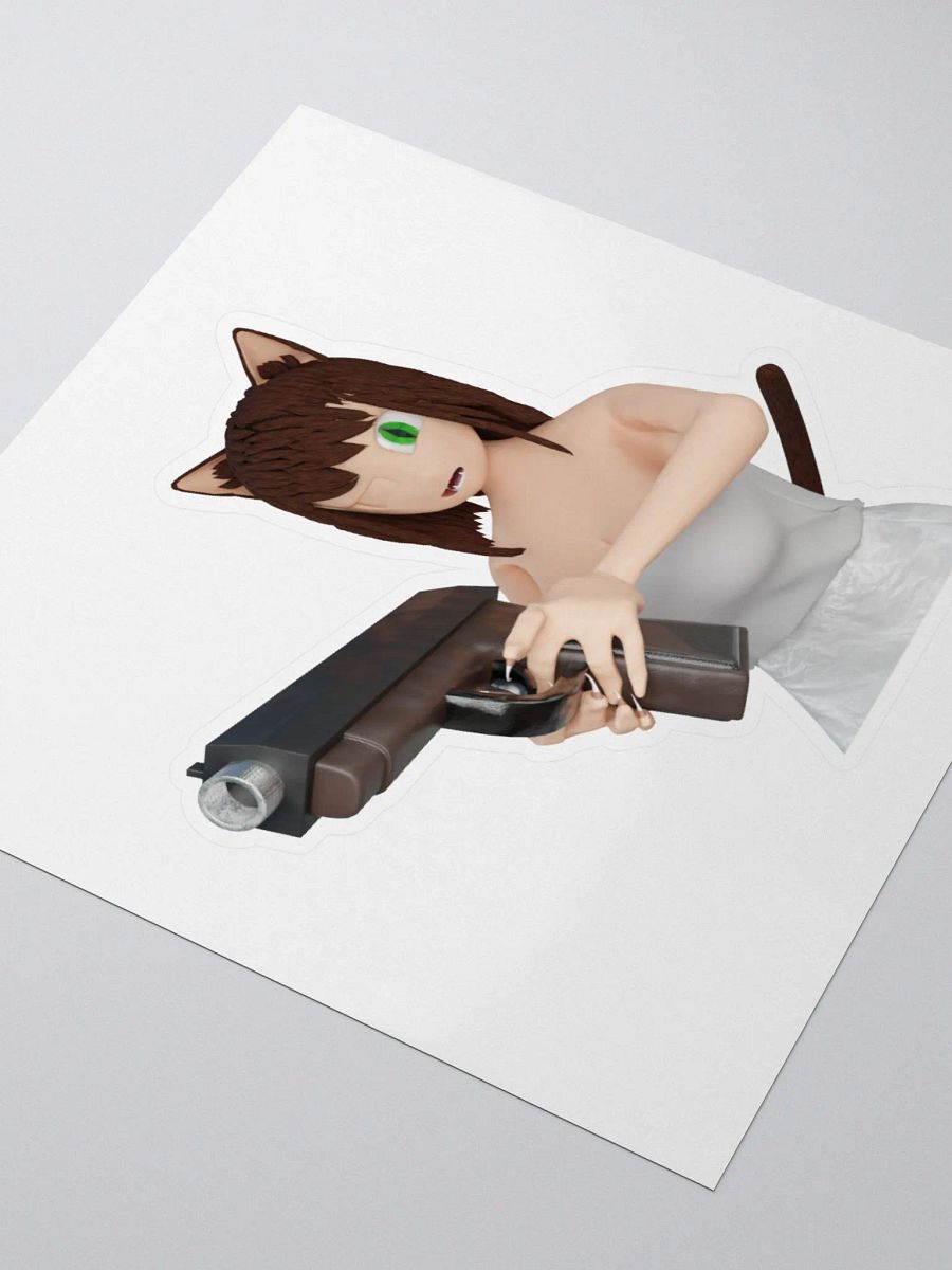 Catgirl with a gun product image (3)