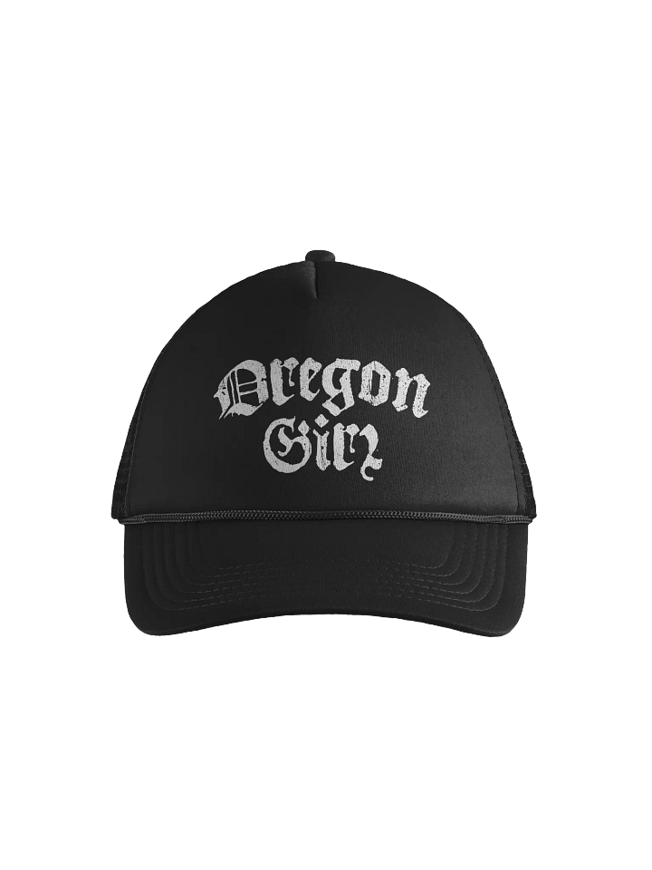 Oregon Girl Blackletter Foam Trucker Hat product image (1)