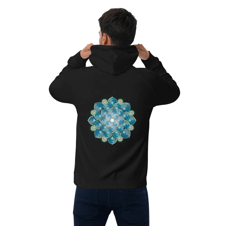 Summer Rain Mandala Unisex Eco Hoodie product image (2)