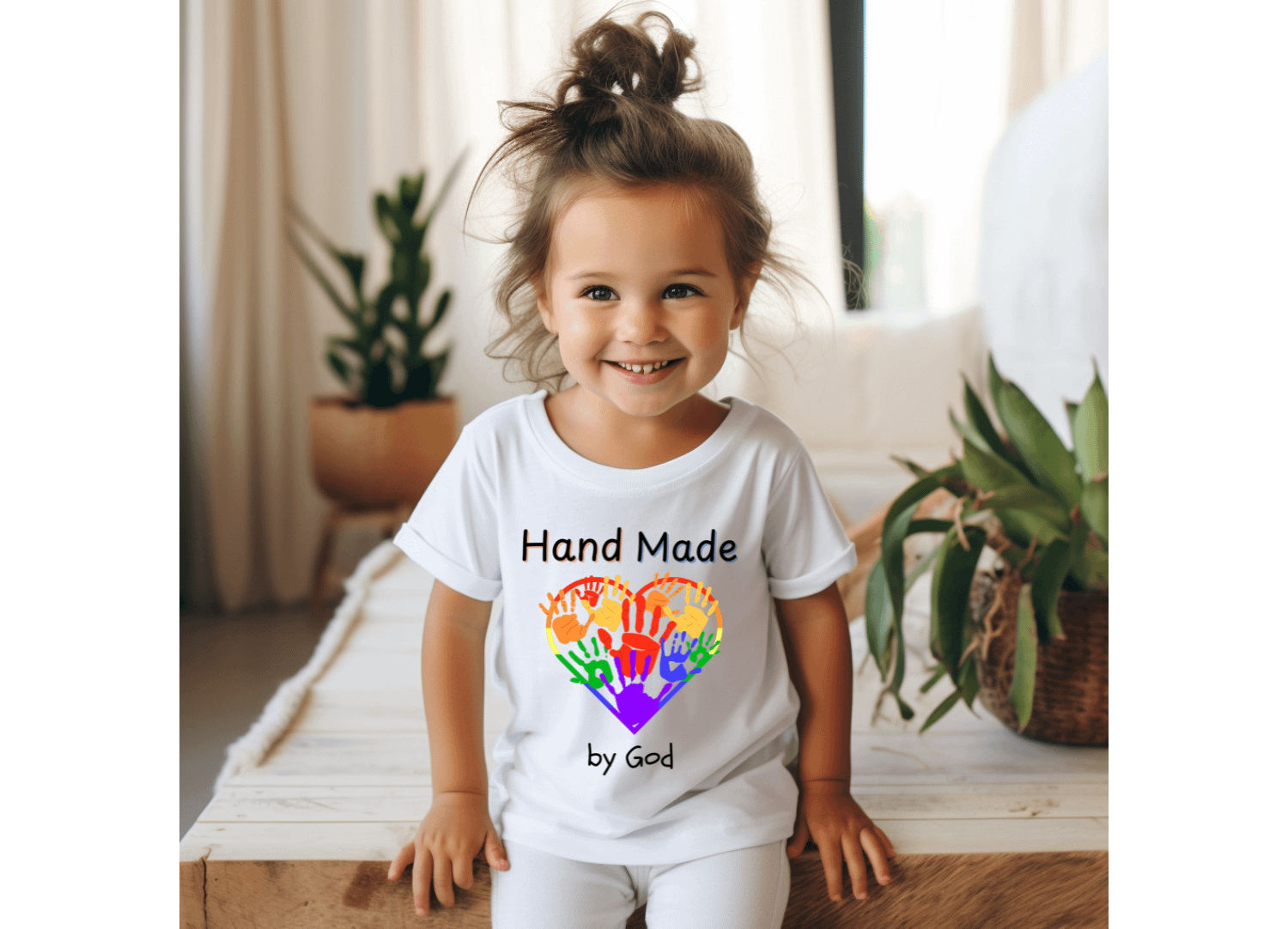 Hand Made by God Toddler T-Shirt product image (1)