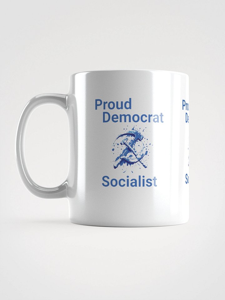 Proud Democrat Socialis mug - blue ink product image (1)