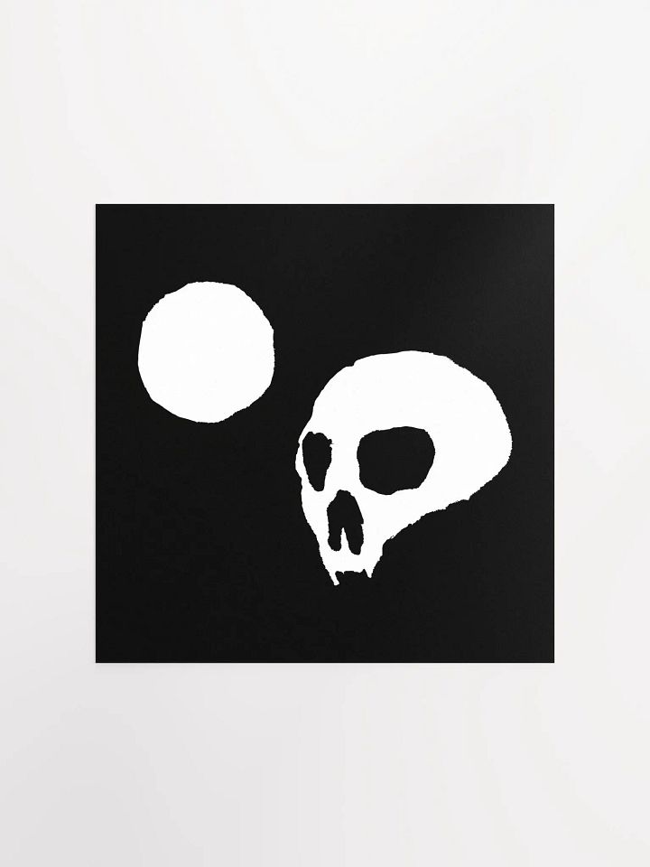 Vampyric Full Moon Skull Poster product image (1)