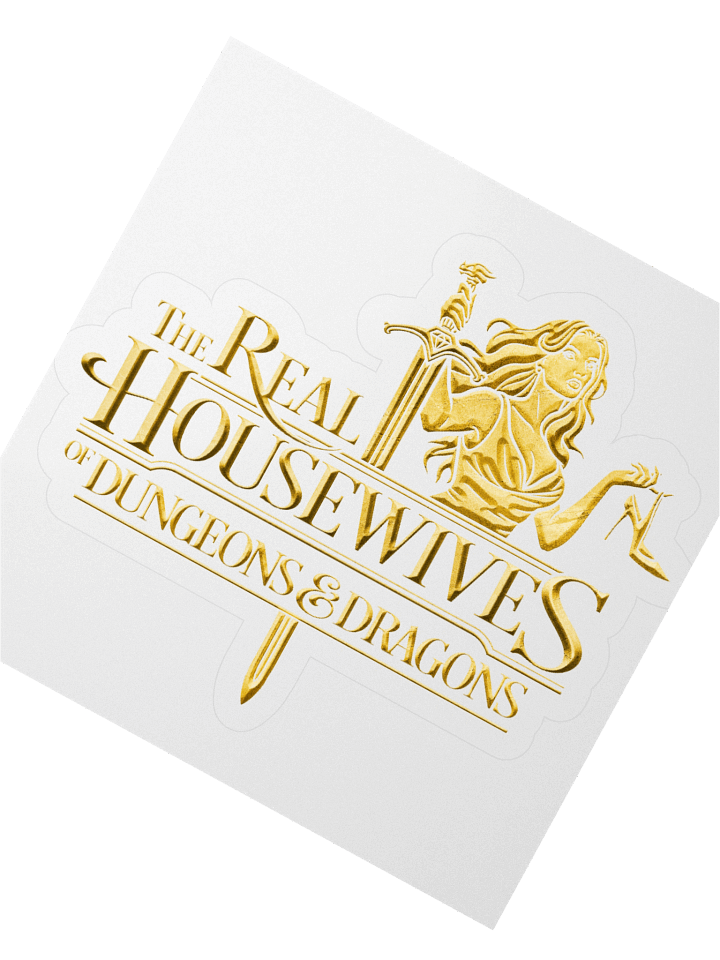 RHODND Gold Logo Sticker - Large product image (2)