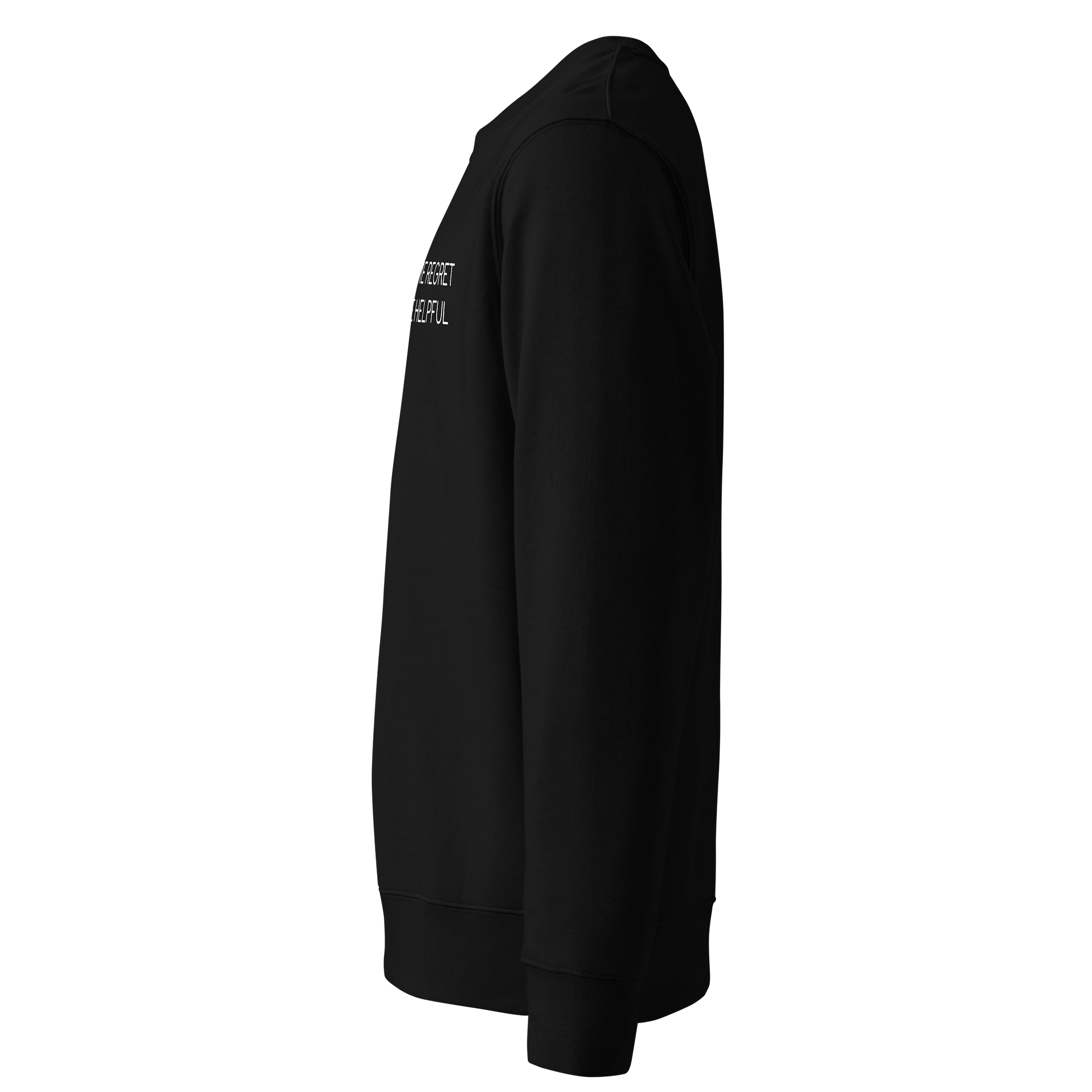 Don’t Make Me Regret - Sweatshirt - Slim Cut - Dark product image (3)