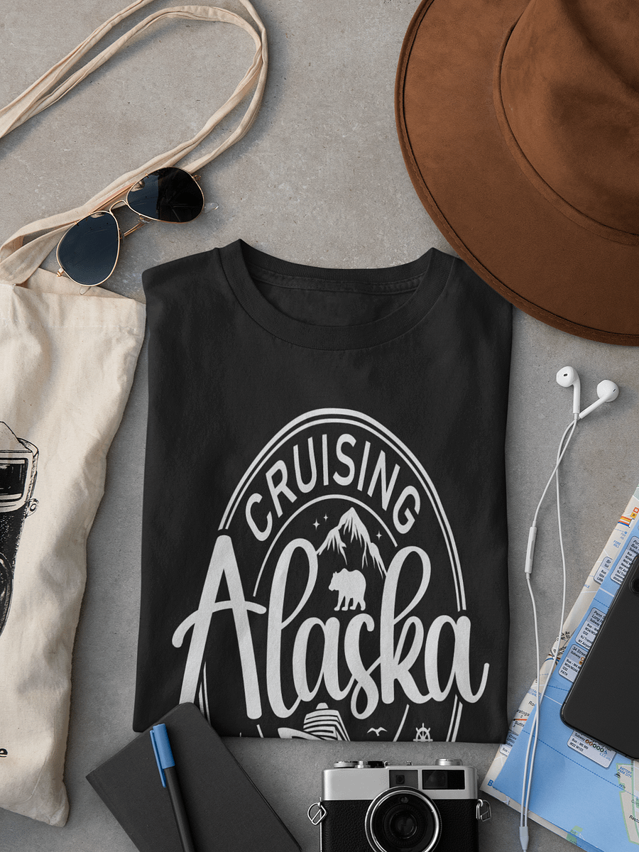 Cruising Alaska Together Unisex Softstyle T-Shirt Dark Colours product image (5)