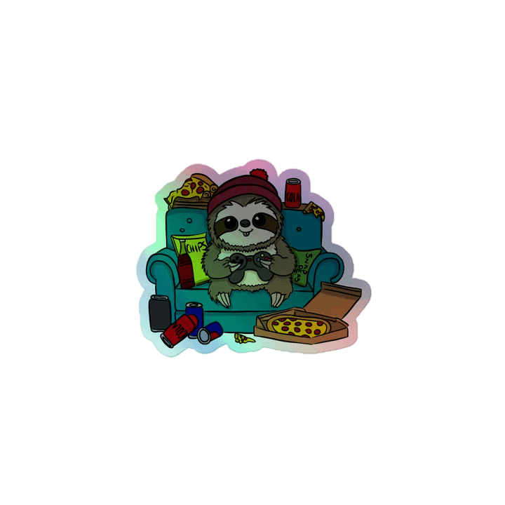 Holographic Sticker Sheet - Gamer product image (1)