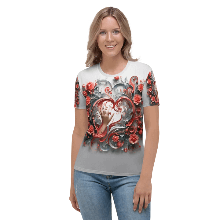 Red Love T shirt product image (2)