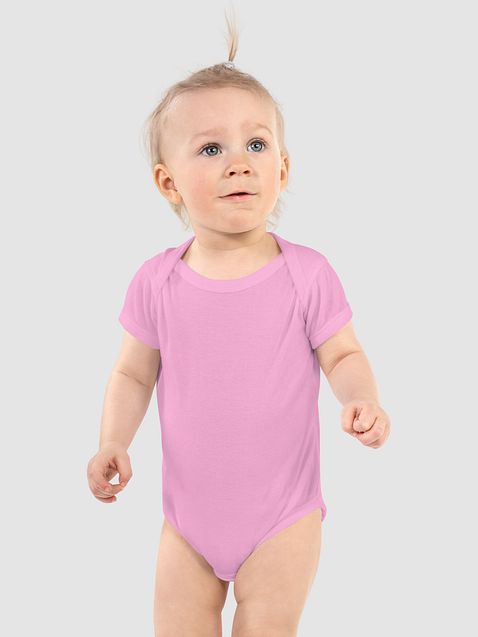 Photo showing Rabbit Skins Baby Short Sleeve Bodysuit
