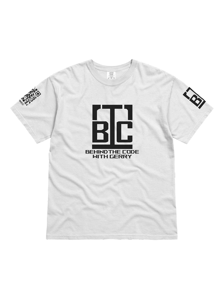 WHITE Ultra-Soft Cotton Tee - I FIX THINGS! (Sleeve Print) product image (1)