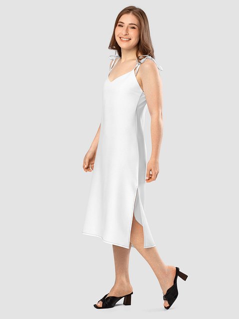 Photo showing All-Over Print Slip Dress