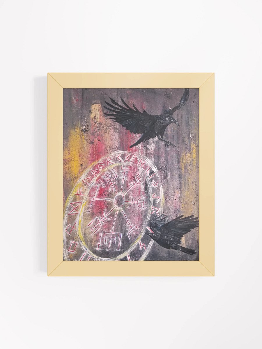 Hither Huginn Thither Muninn Framed Print product image (19)