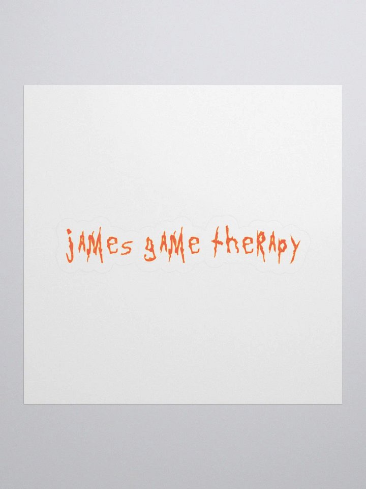 James Game Therapy Sticker product image (1)