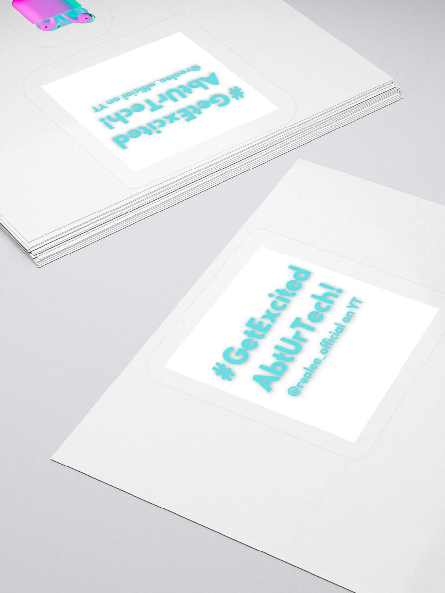 #GetExcitedAboutYourTech Phone case stickers product image (11)