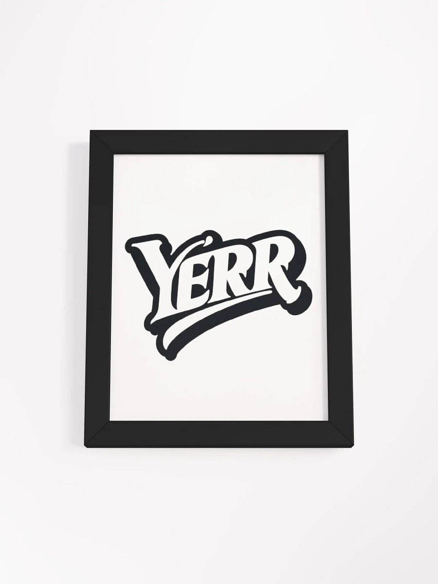 YERR Framed Poster product image (2)