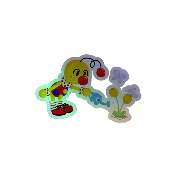 Boyoyoing Watering Tulips Holographic Sticker product image (2)