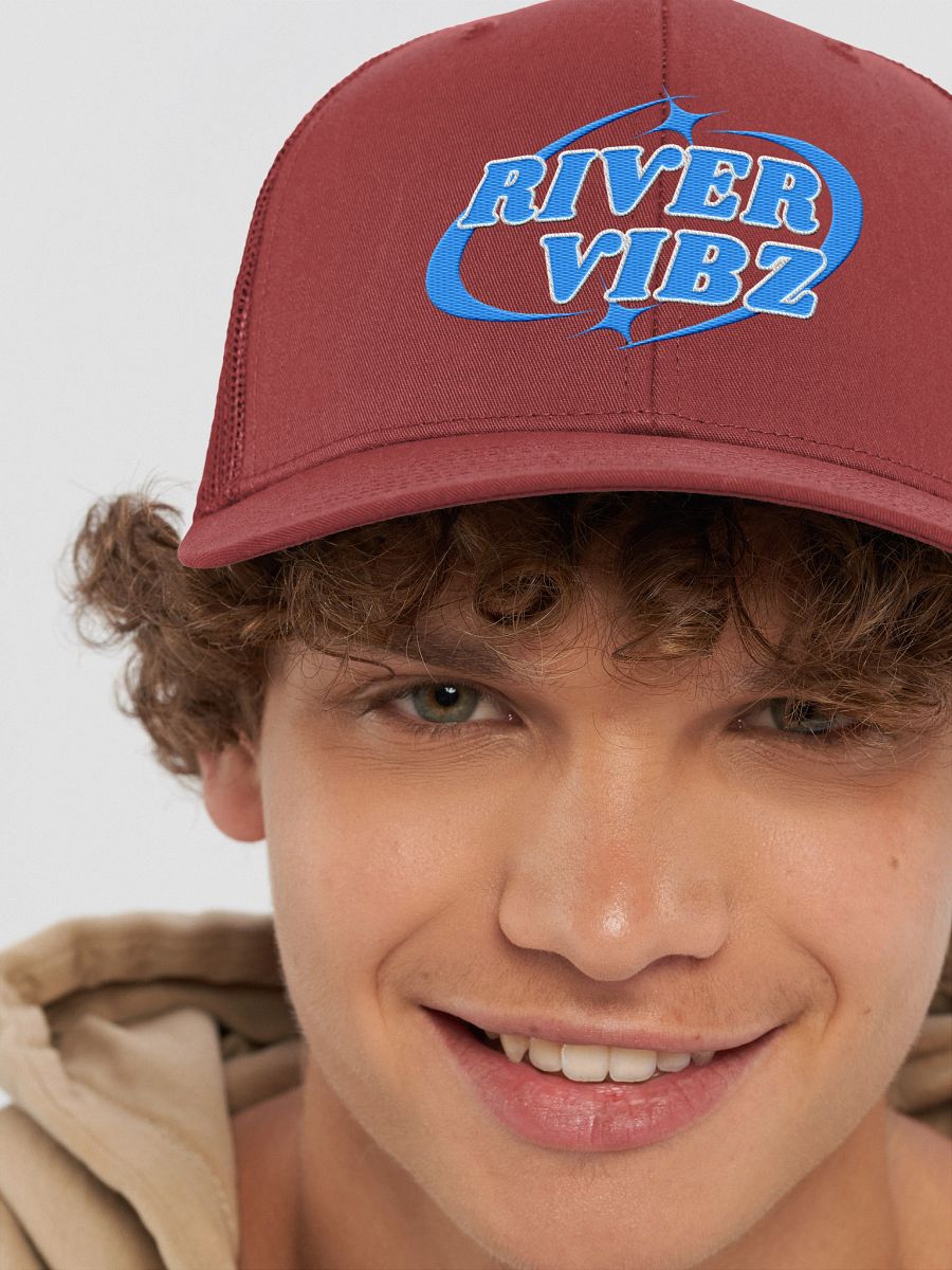 Starry River Vibz Blue Snapback Trucker Hat product image (59)