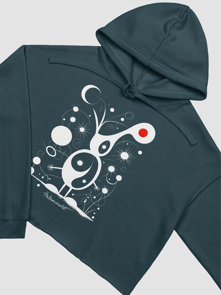 Bella+Canvas Fleece Crop Hoodie product image (1)