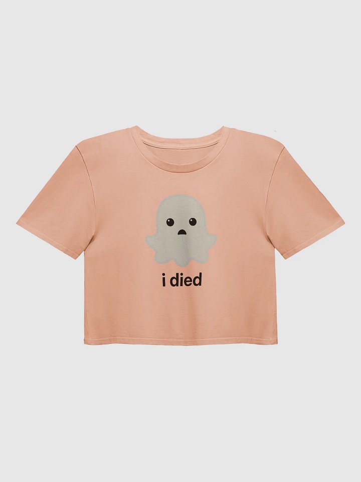 Sad Ghost Crop Top - Light Color product image (9)